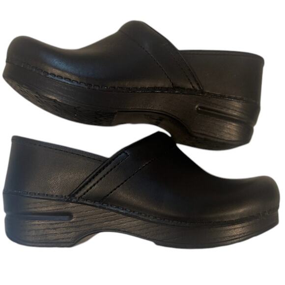 dansko black leather clogs 37 - Picture 2 of 8